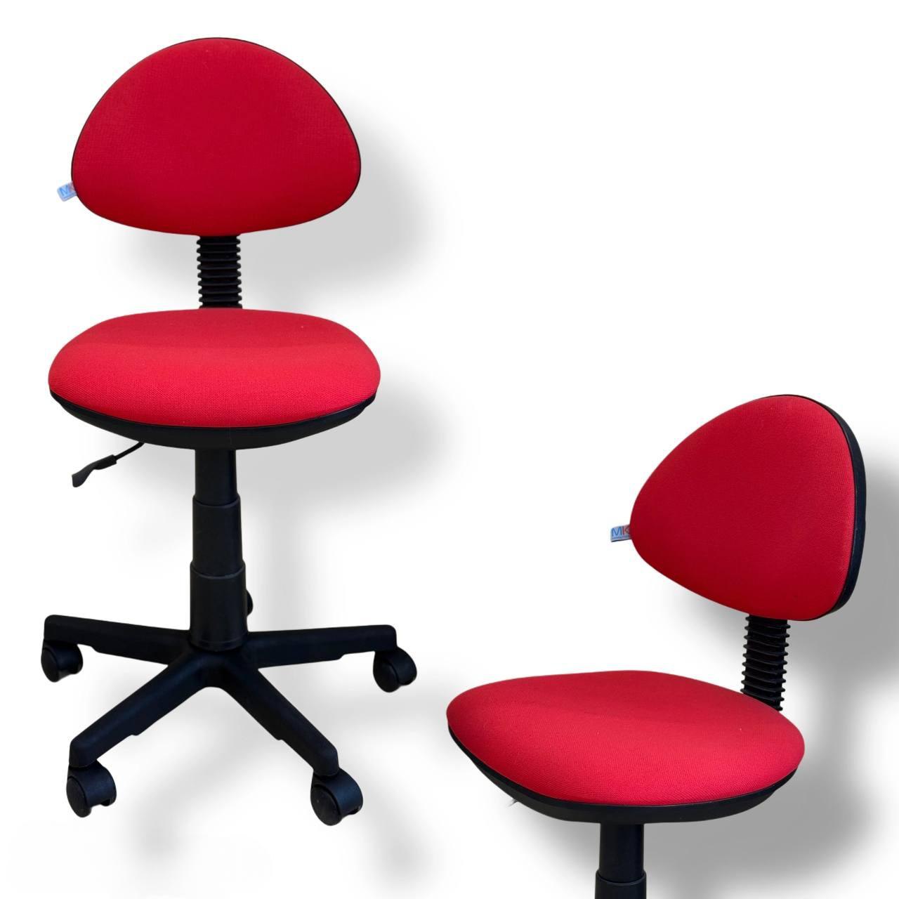 Кресло компьютерное детское (ткань, красное)